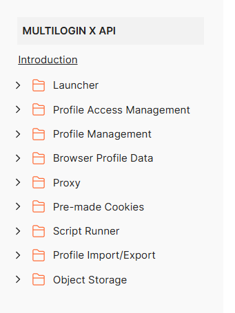 How to navigate Multilogin API documentation with Postman reference visual 10