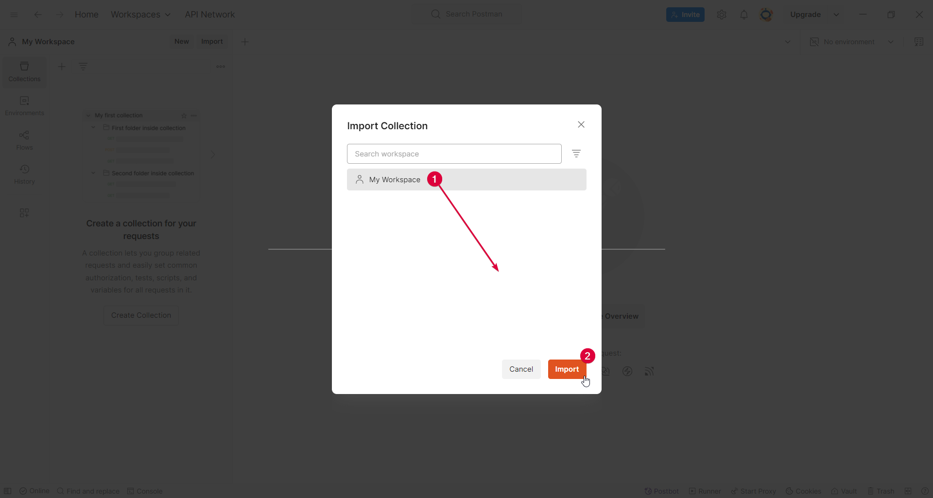 How to run CookieRobot using Script runner in Postman reference visual 13