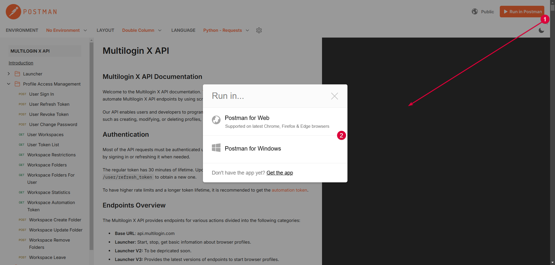 How to run CookieRobot using Script runner in Postman reference visual 19